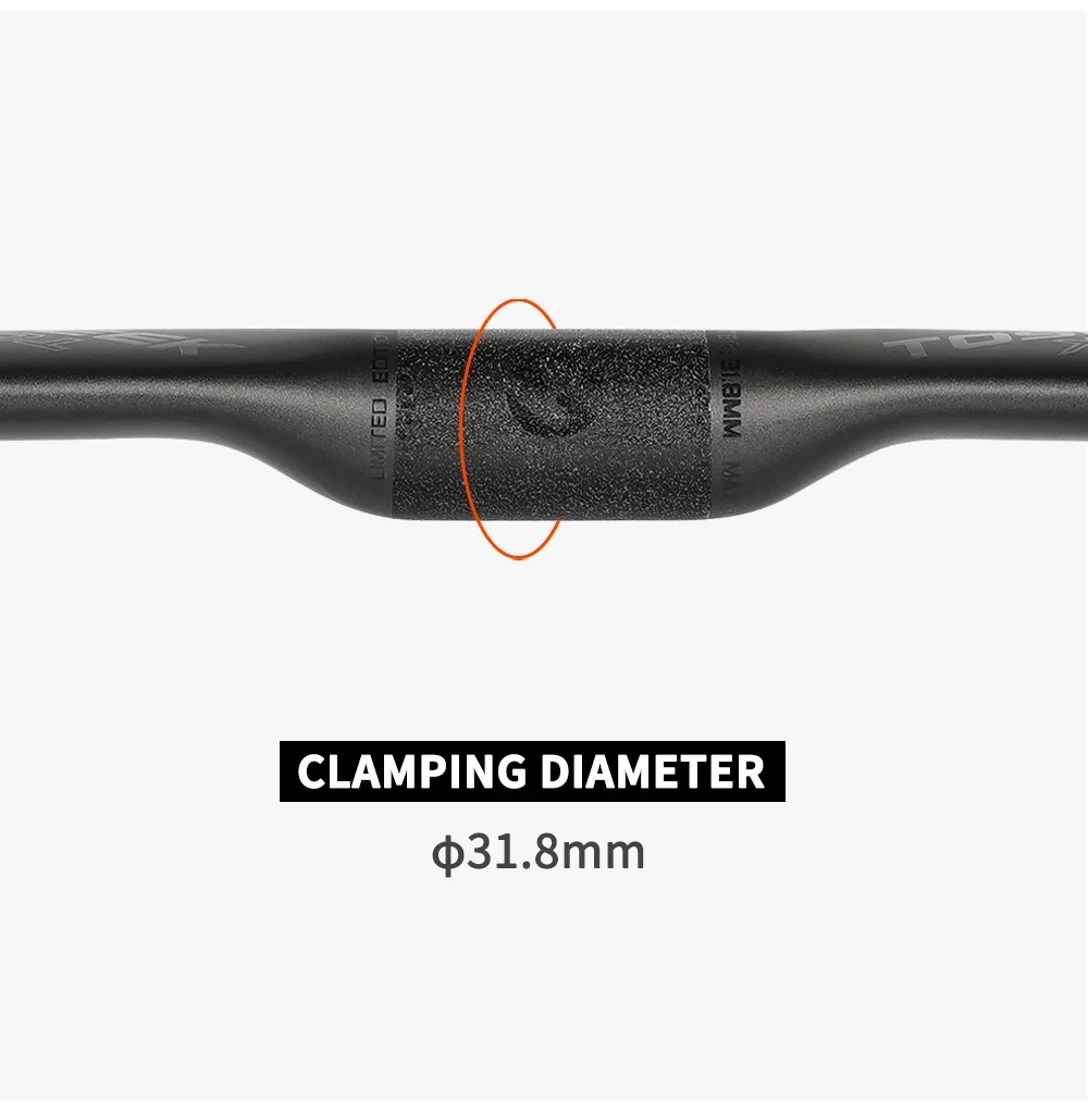 TOSEEK ZXB-TWO Bike Carbon Road Handlebar 400/420/440mm UD