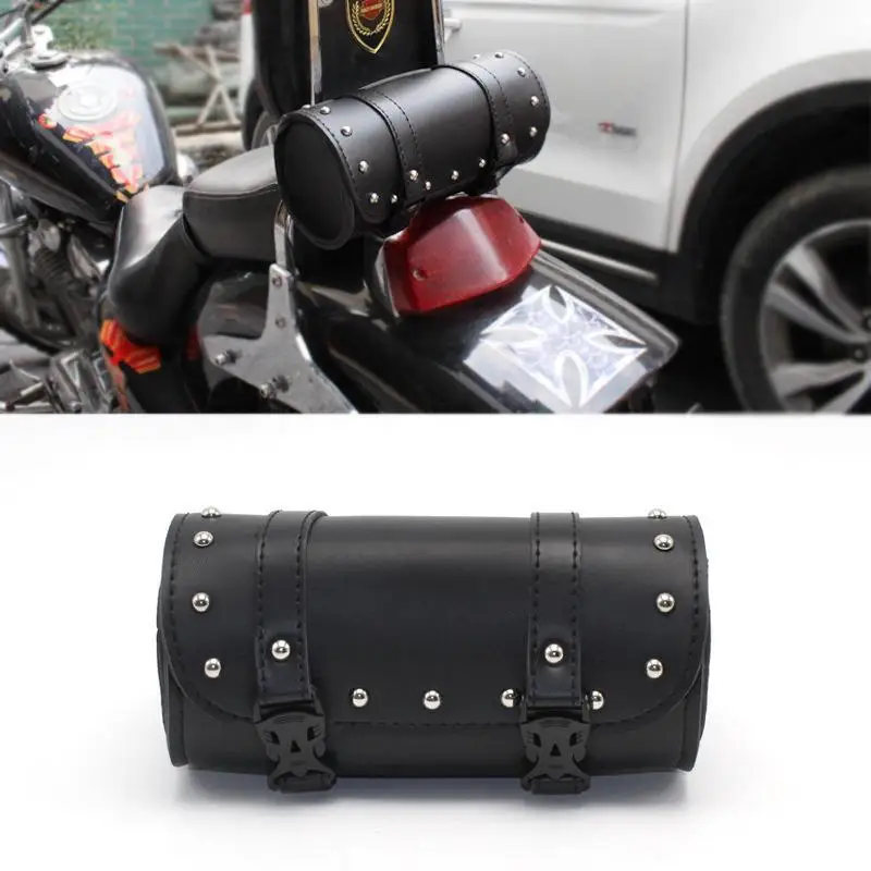 Waterproof Retro Motorcycle Fork Bag Saddlebags Large Capacity Side