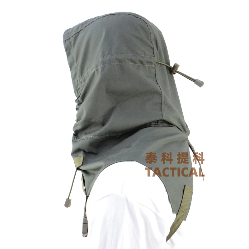 Leichter taktischer Ghillie-Anzug Bequemer Angriff Ghillie-Anzug All-Terrain-Tarn anzug Helm Tarn bezug – Detail 3