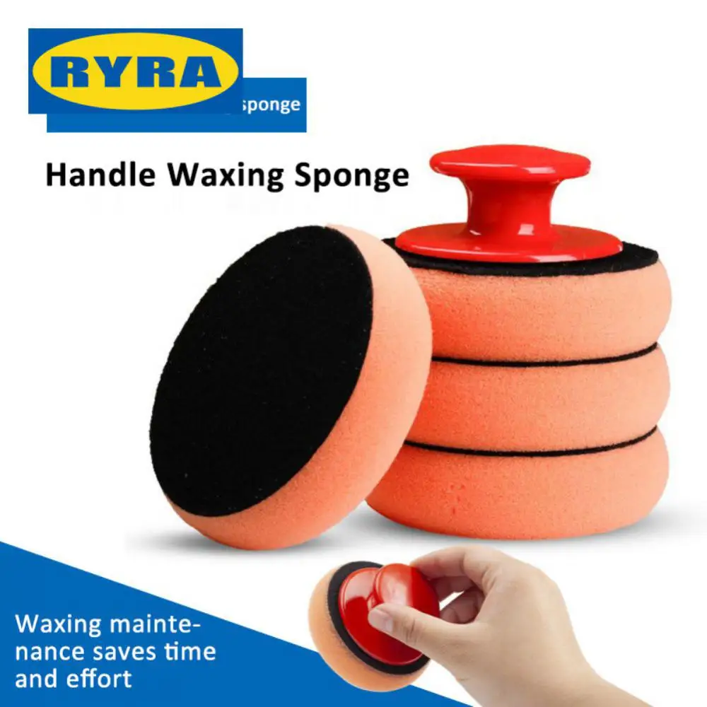 

Полировальная губка с мощной ручкой, губка для чистки автомобиля, полировщик, Полировочная губка, салфетка для чистки автомобиля, аппликатор из микрофибры, повторно используемый