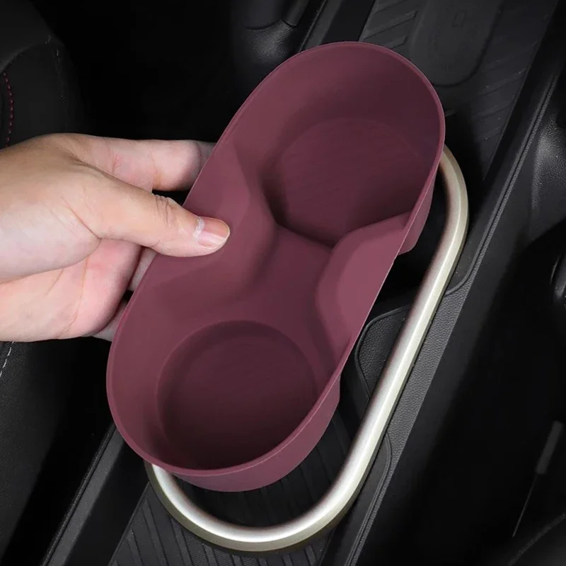 Silicone Water Cup Holder Mat Drink Non-slip Coaster Accessories For Mini Cooper Electric EV J01 E SE J05 Aceman cup holder coasters cup holder inserts car coaster pads cup holder insert