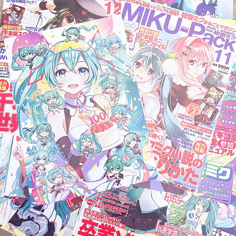 

Аниме стикер Hatsune Miku постер стикер журнал Обложка постер спальня комната фото фоновая декоративная настенная наклейка