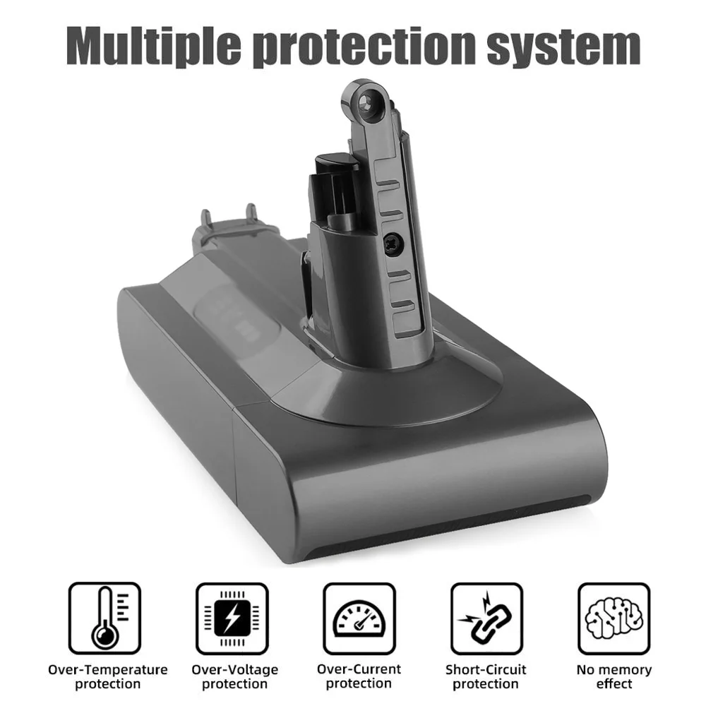 SV12 5000mAh/4000mAh Replacement battery for Dyson V10 battery V10 Absolute  ,V10 Fluffy , cyclone V10 Battery