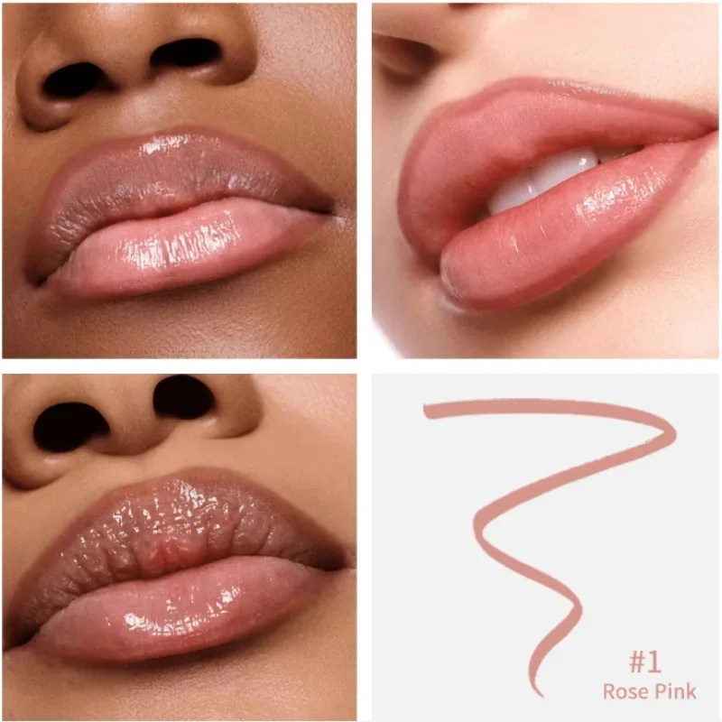 Lip Liner Lipgloss Lip Tint Lip Stain Cosmetic tool For Brown Waterproof Peel Off Tattoo Matte Contour Tear-off