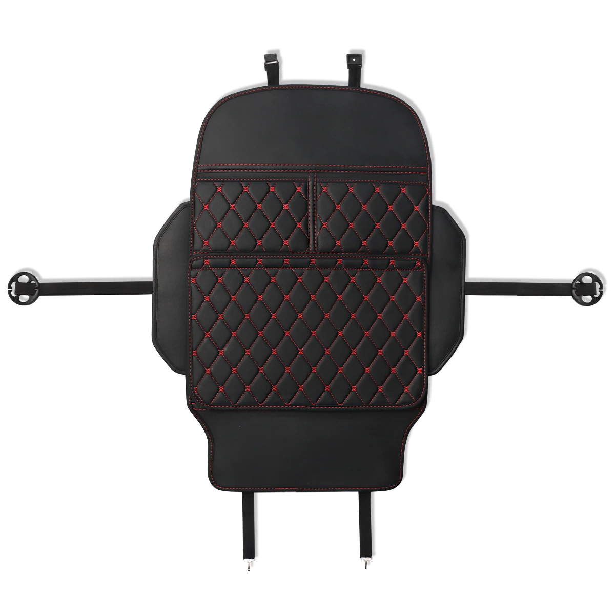 PU Leather Car Anti-Kick Mats Auto Seat Back Organizer Storage Bag For Children Anti Kick Anti-Dirty Pad Car Accessories