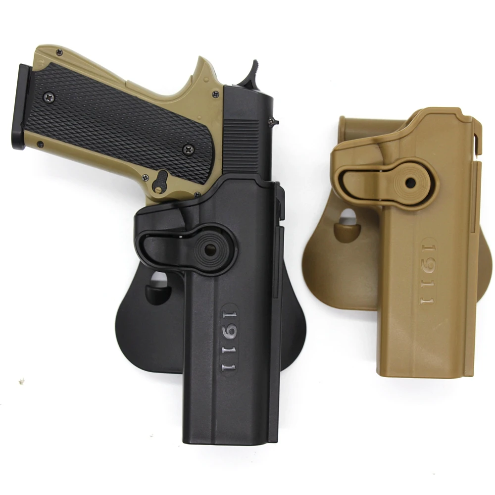 Description Picture 2 of itemTactical Pistol Holster Mag Pouch for Colt 1911 Adjustable Paddle Belt Gun Holster Magazine Holder Hunting Accessories