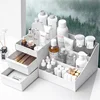 1PC White New Drawer Makeup Storage Box Dormitory Finishing Plastic Shelf Cosmetics Skin Care Dressing Table Desktop ﻿ 3