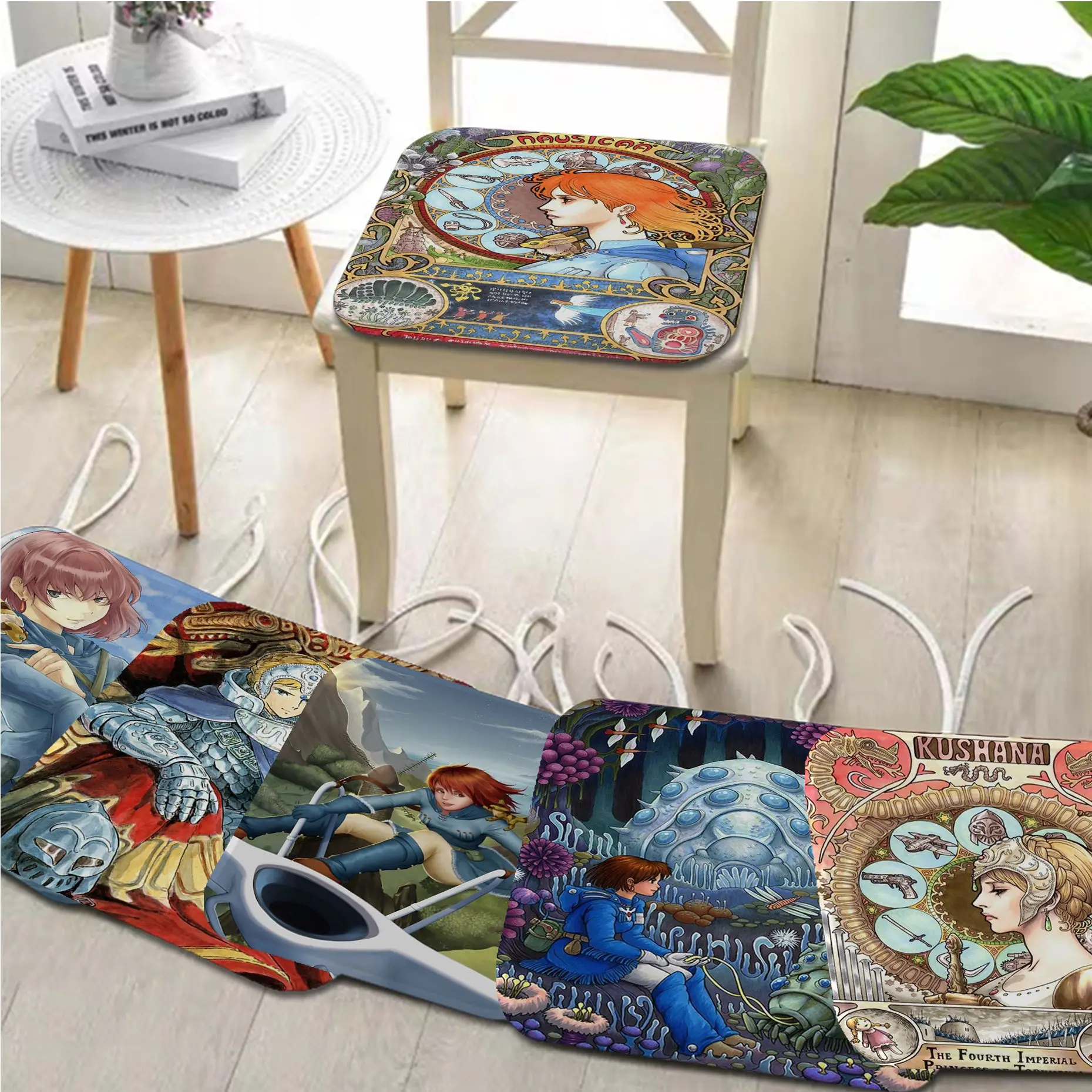 

Nausicaa Modern Minimalist Style Sofa Mat Dining Room Table Chair Cushions Unisex Fashion Anti-slip Chair Mat Pad