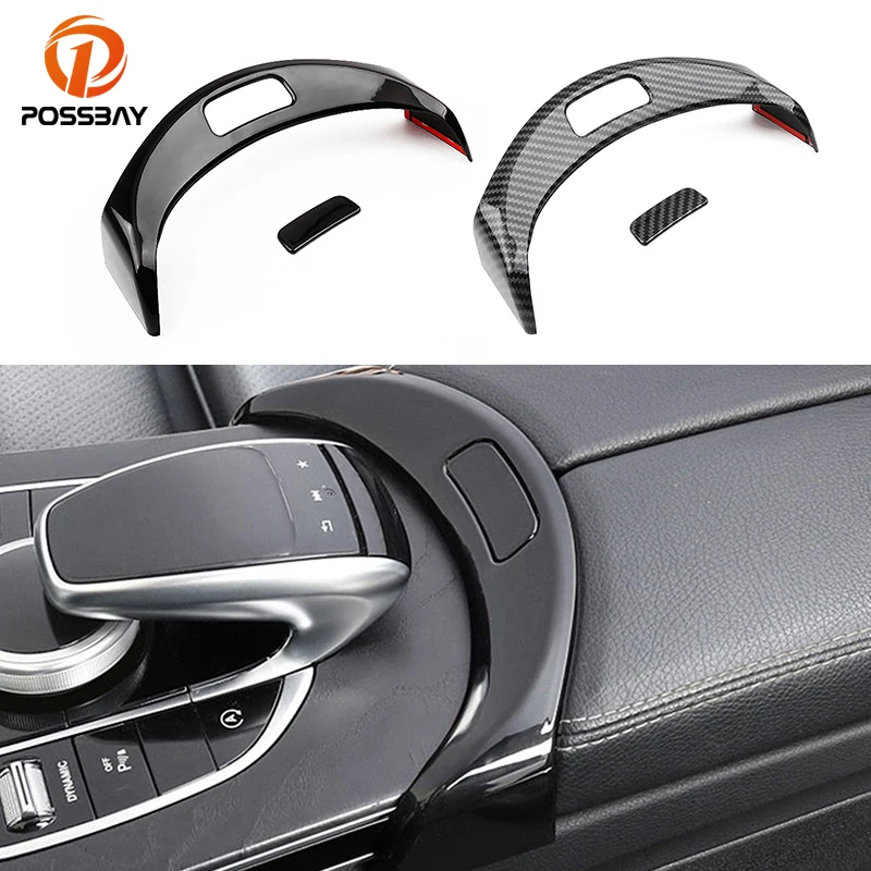 

Car Interior Center Console Armrest Storage Box Button Cover Trim for Mercedes Benz C200 C250 W205 C180 C300 X253 GLC250 GLC300
