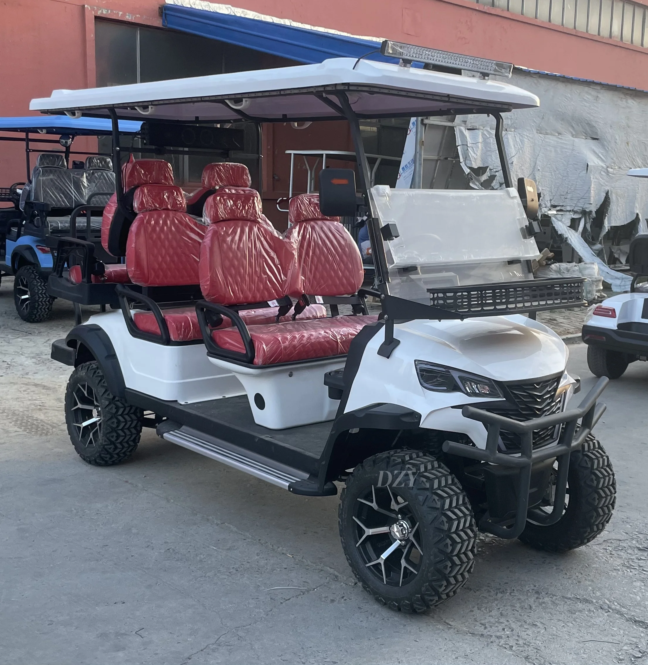 China High Quality Product 4 Wheel Drive Electric Golf Cart 6 Seater Electric Powered Club Golf Cart