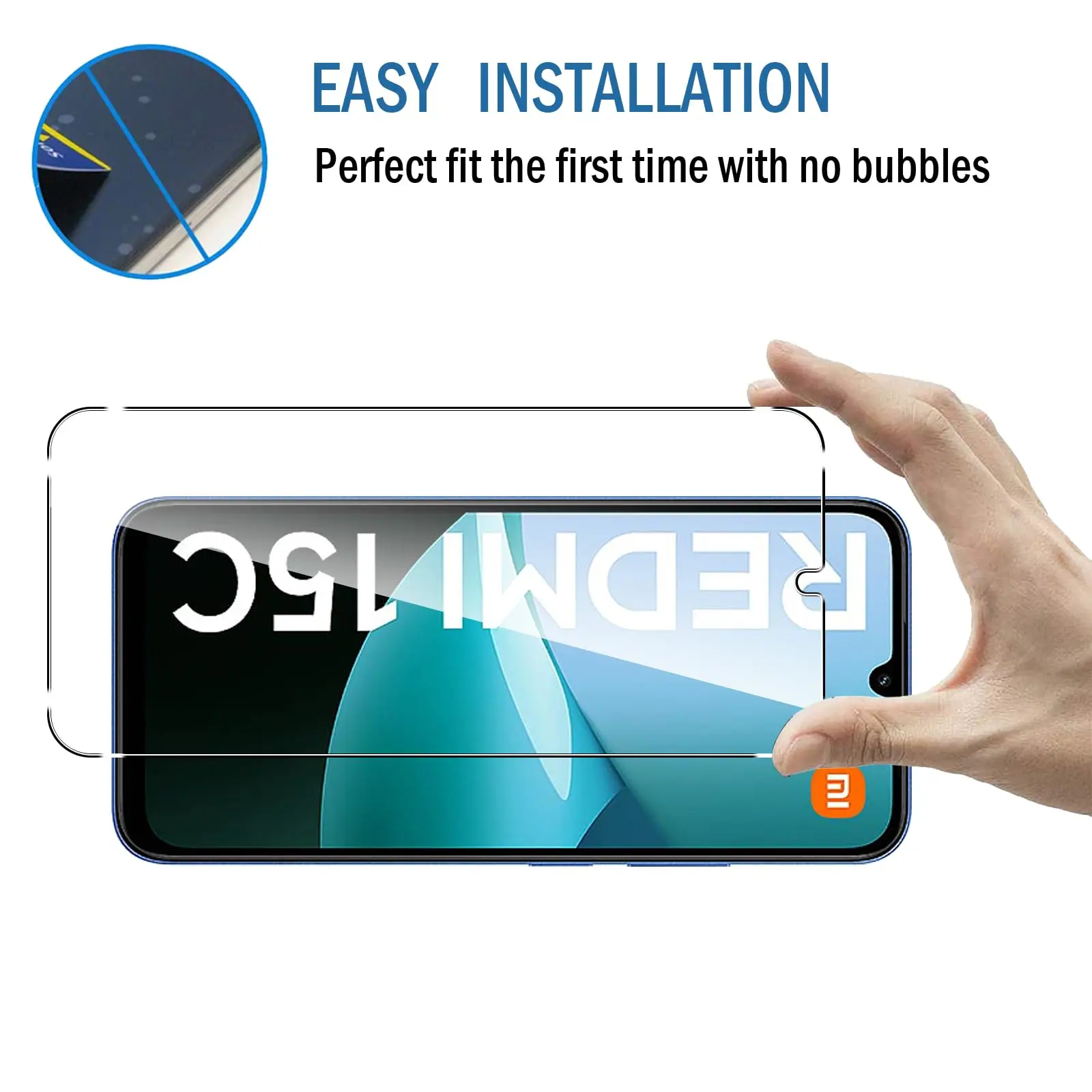Ultra-Clear HD Tempered Glass Screen Protector - 9H Hardness, Anti-Scratch, Case-Friendly