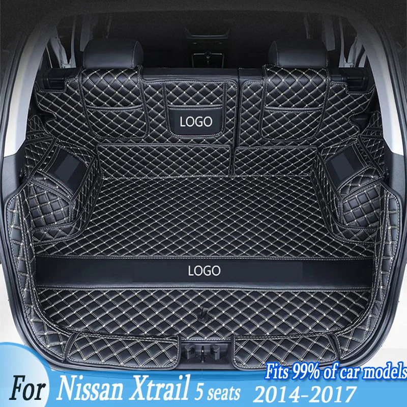 

Car Cargo Liner Floor Trunk Carpet Rugs Car Trunk Mats For For Nissan Xtrail 5 seats 2014 2015 2016 2017