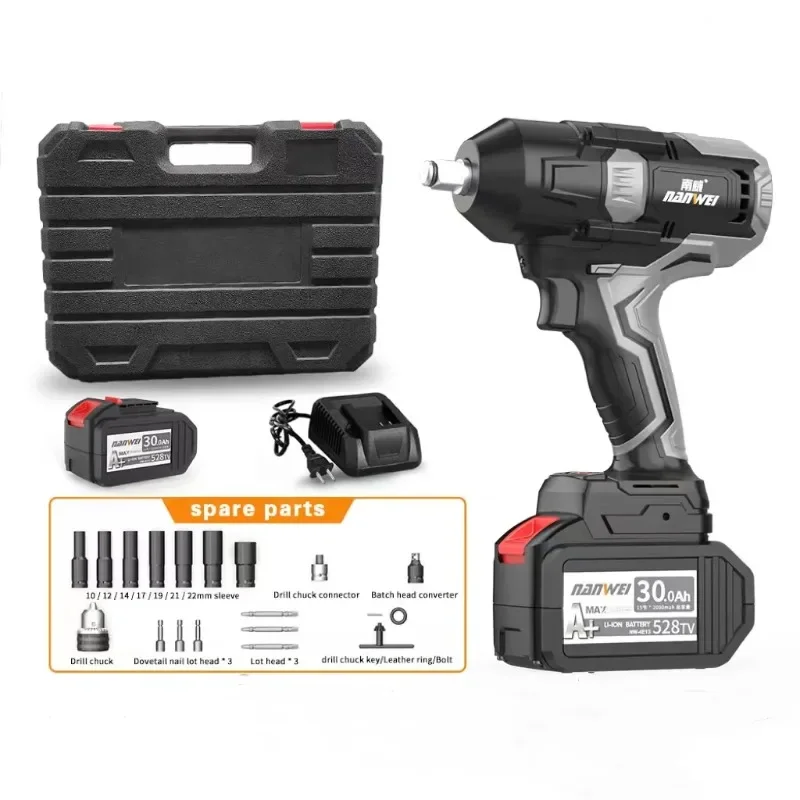 

Popular Brushless Cordless Impact Wrench Screwdriver Car Tools Electrical Maintenance Tool Kit