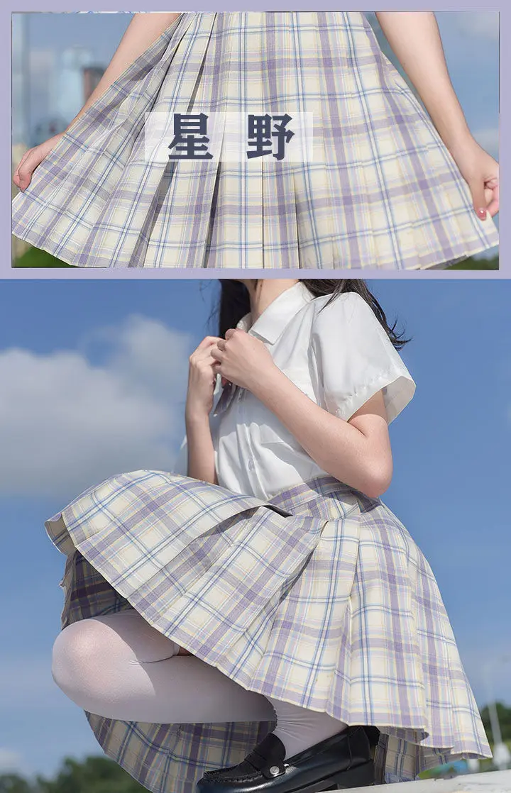 plaid skirt New Korean version of pleated skirt 2022 high waist summer women's skirt sexy plaid mini skirt dance skirt brown skirt