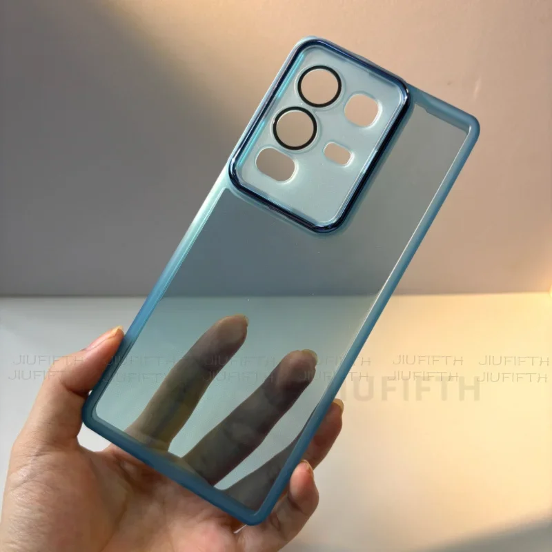 Clear Soft Silicone Protective Phone Case with Camera Lens Cover