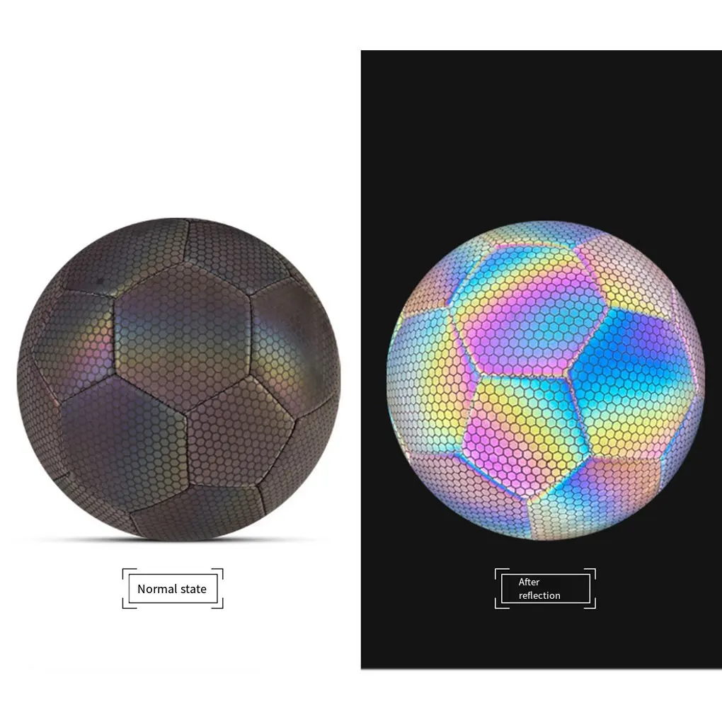 

PU Football Training Standard Size Luminous Fashionable Pattern Training Football Luminous Football