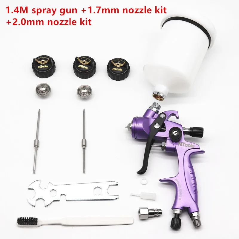 HVLP Paint Spray Gun Gravity Paint Sprayer Air Spray Gun High Atomization Air Tools Oil Repair Guns Painting Airbrush