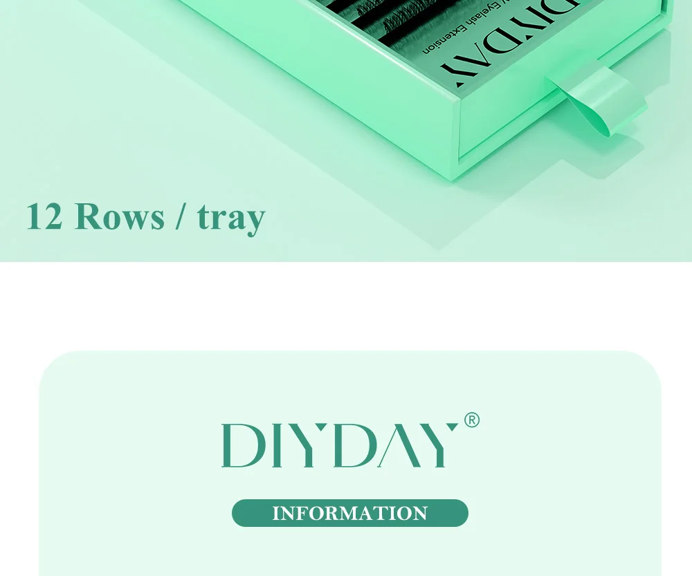 DIYDAY U-shaped 3D 4D 5D Eyelash Extension