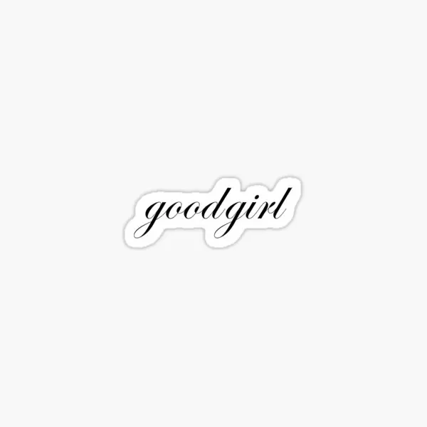 

Классические Стикеры для рукописного письма Good Girl, 5 шт., наклейки для бутылок с водой, фон для гостиной, домашние стикеры, искусство смешного аниме