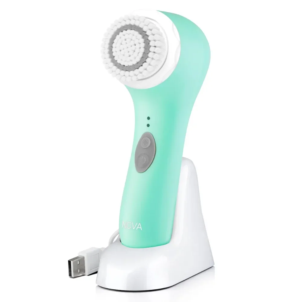 

Facial Cleansing Brushes Sonic Facial Cleansing and Exfoliating Device with Antimicrobial Brush Bristles & Serum Infuser