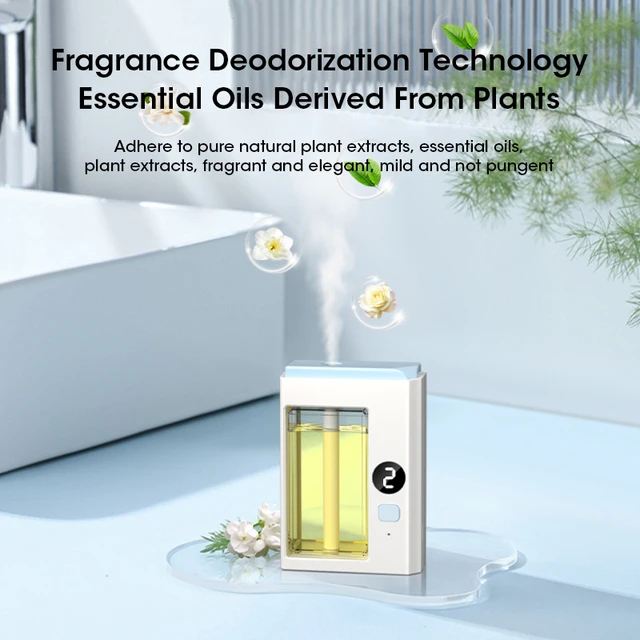 Smart Aromatherapy Diffuser with Night Light and Air Freshener for Bedroom and Toilet 5