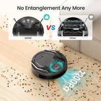Robot Vacuum Cleaner with 2200Pa Powerful Suction,Tangle-Free,Wi-Fi/App/Alexa,Featured 6 Cleaning Modes,Self-Charging 2