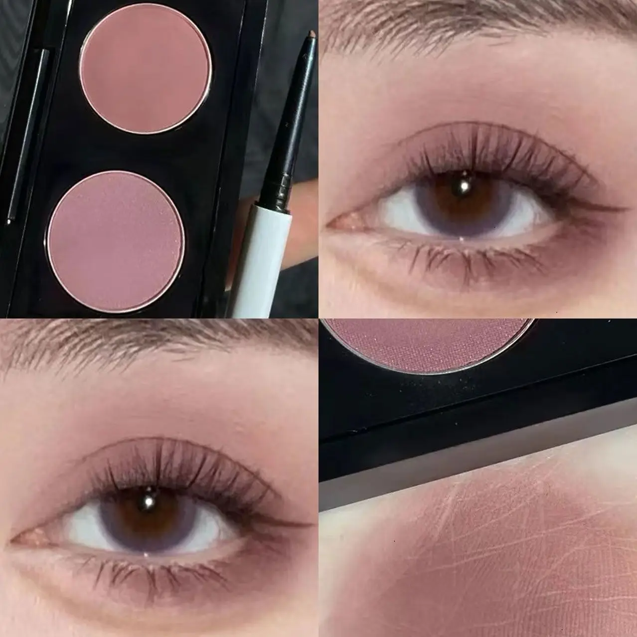 Eye Shadow Plate Taro Rose Tea Eyeshadow Monochrome Matte Earth Color