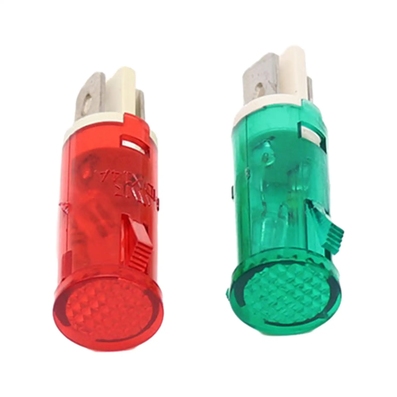 

220V Indicator Light Signal Lamp MDX-14A Round Head Compact for Small Household Appliances Freezers Electric Power Generators