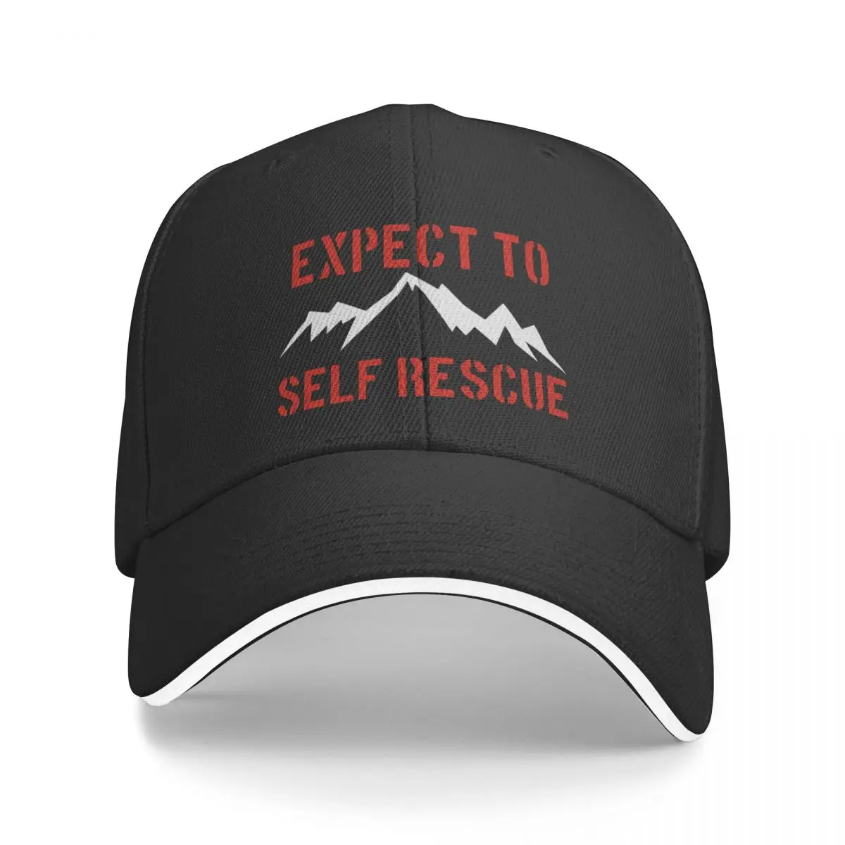 

New Expect to self rescue Baseball Cap Rave Gentleman Hat Man Cap Women's