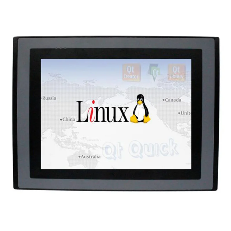 

Дешевый HMI резистивный Промышленный контроль операционная система Linux 8-дюймовый ЖК-дисплей Встроенная панель ПК hmi экран