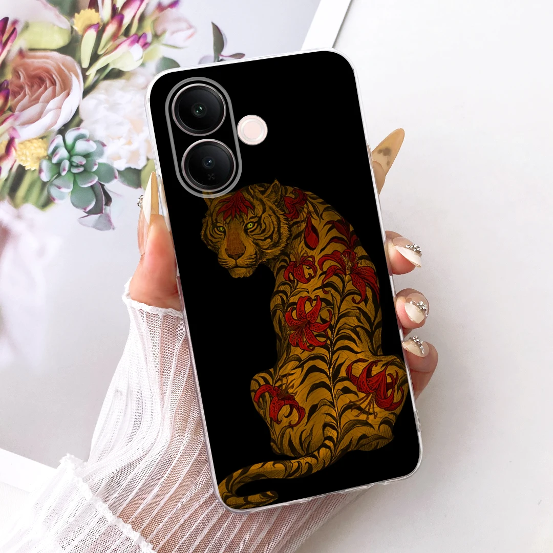 Stylish Painted Soft Slim Phone Case - Fashionable Protective Back Cover