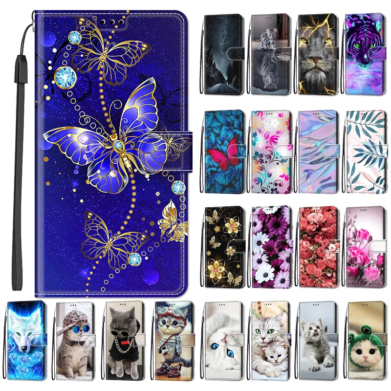 

Flower Pattern Flip Case For Xiaomi Redmi Note 12 5G Note12 Pro Plus 5G Coque Wallet Leather Phone Case Stand Book Cover