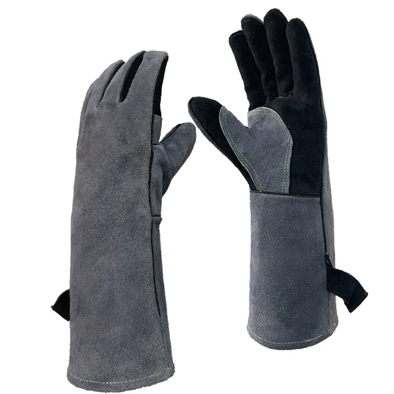 16inche Flame retardant gloves Heat Insulation Welding Gloves Welder Gloves protective gloves insulating gloves flame retardant gloves