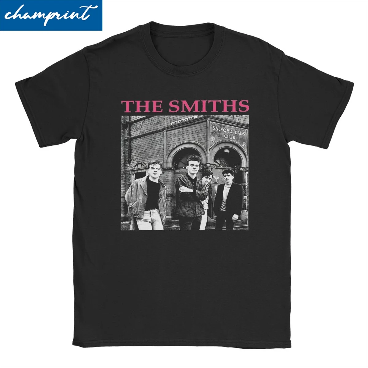Funny Salford Boys Club British Rock Band T-Shirt Uomo Donna Girocollo T-Shirt In Cotone The Smiths Tees Plus Size Clothes
