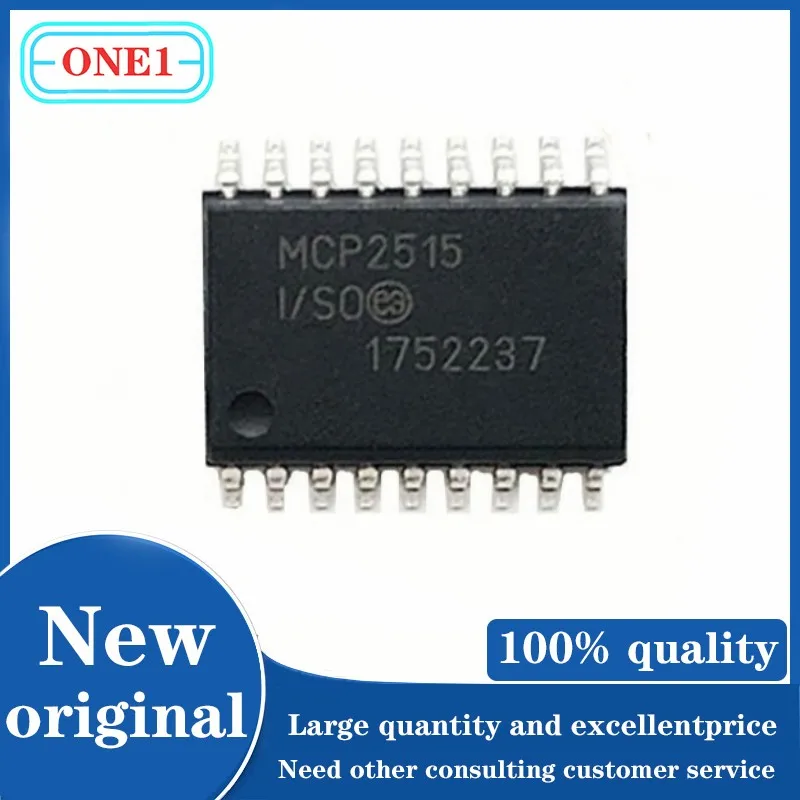 

1PCS/lot Chip New original MCP2515-I/SO MCP2515-ISO MCP2515 IC CAN CONTROLLER W/SPI 18SOIC