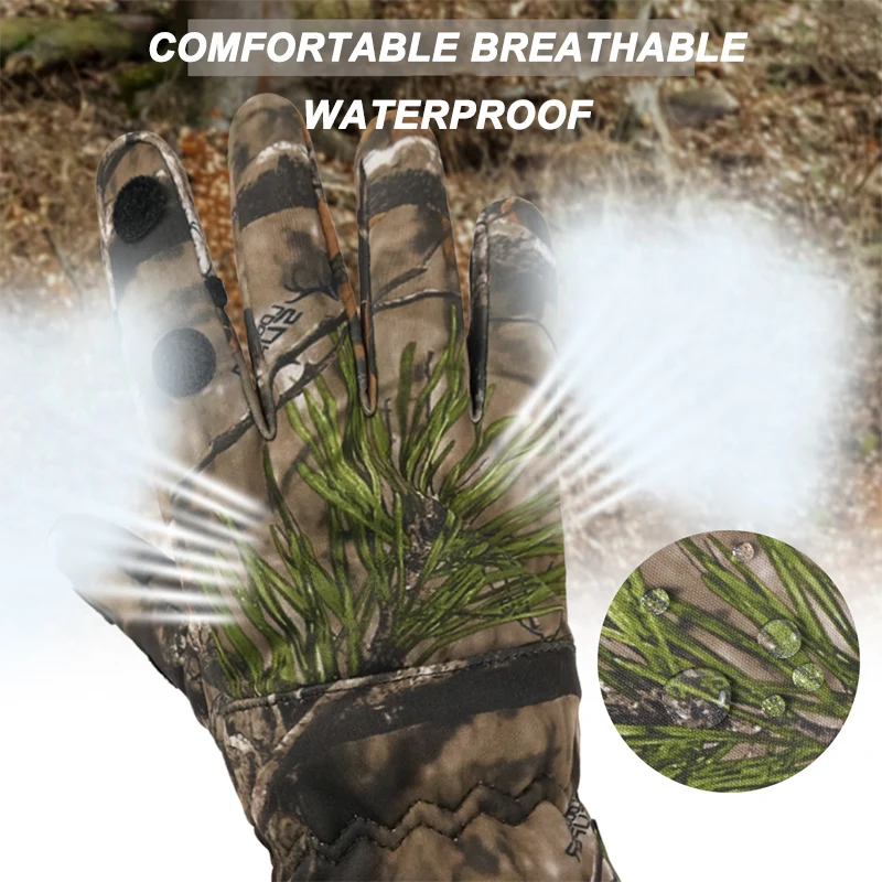Hunting Gloves Finger/Fingerless Gloves Winter Camo for Outdoor Shooting Archery Fishing Hunting Accessories sports gloves,tactical gloves