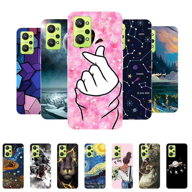 

Case For Realme GT Neo2 Cover RMX3370 Soft Silicone Cute Back Case Covers for Realme GT Neo 2 Phone Cases RealmeGT Neo2 Funda