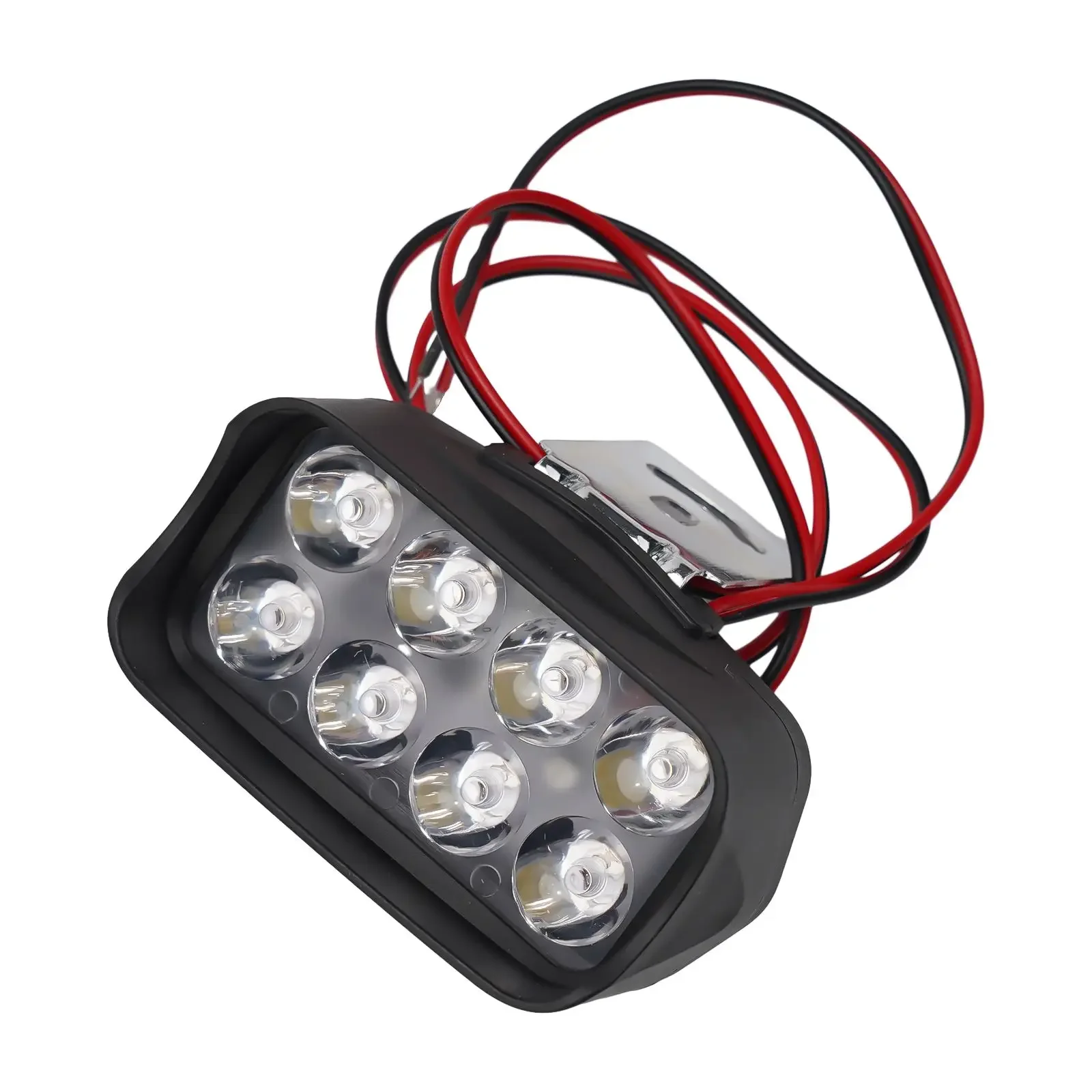 

12V-80V Electric Bike LED Headlight 8/12/16 LED Super Bright Tricycle Lamp For Motorcycles Electric Vehicles Accessories