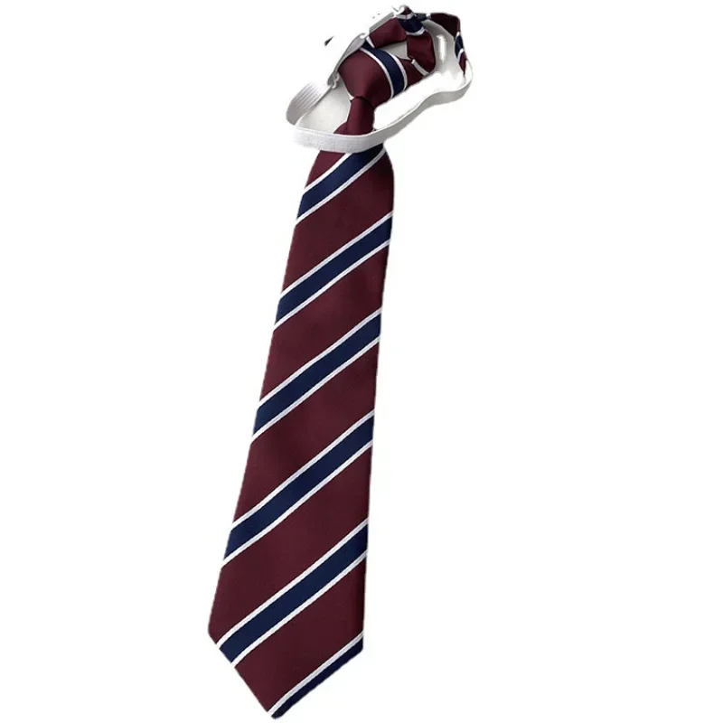 Bow Ties Japanese JK Tie Female Clothes Accessories Student Uniform Red Striped Ties for Girls