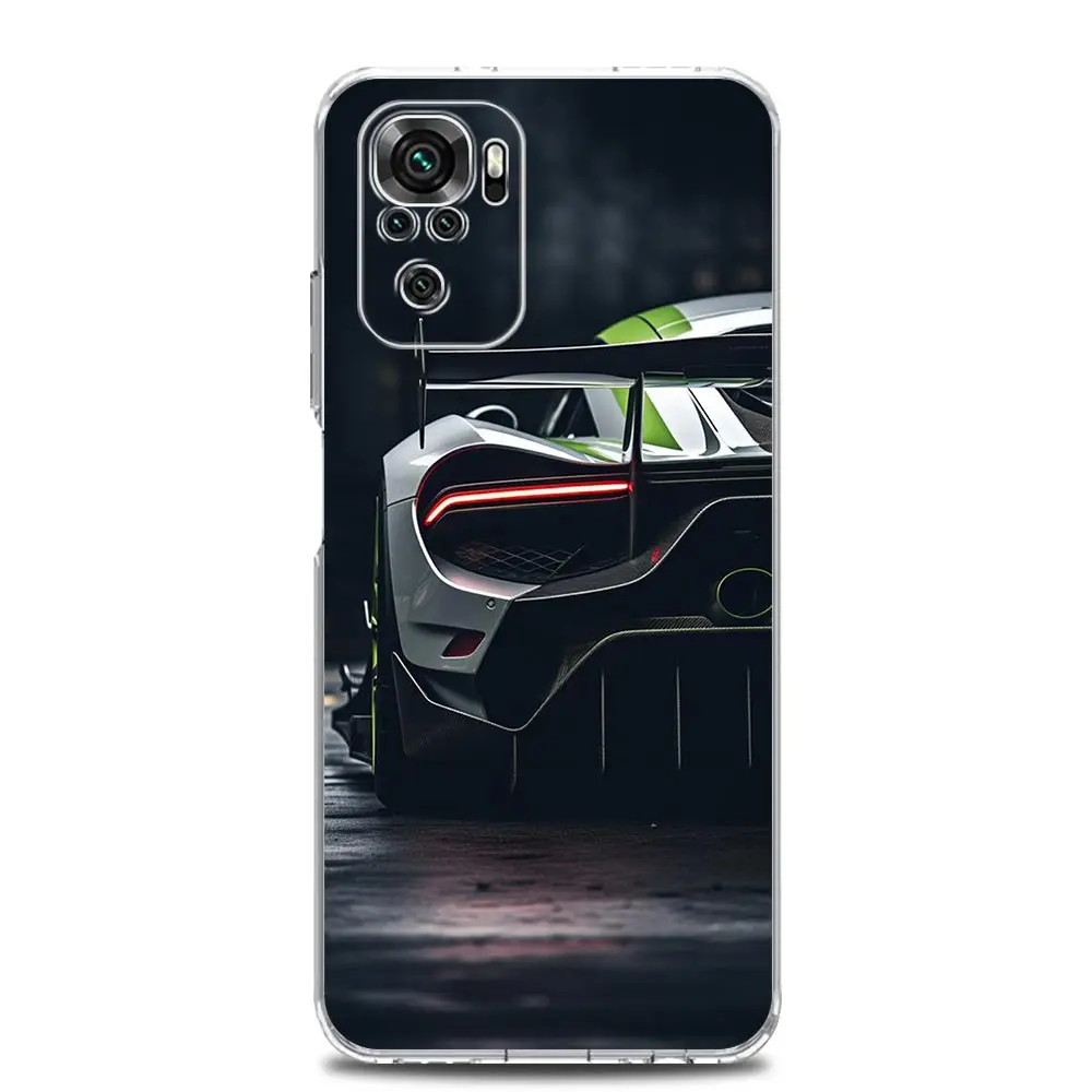 Clear Super Car Sport Phone Case Cover