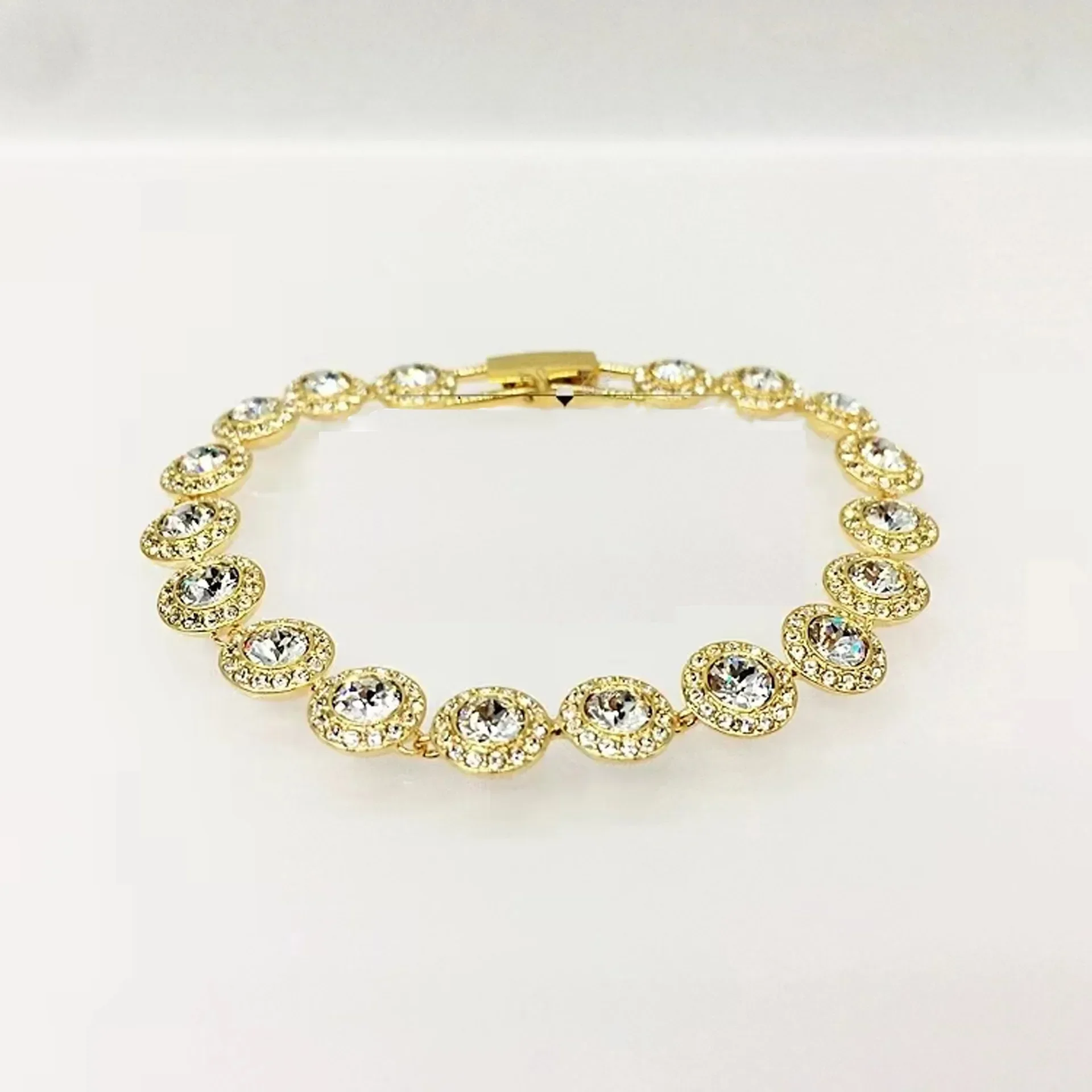 2025 New Original High Jewelry Set Fine Charm Bracelet Earrings Matching Perfect Crystal Necklace for Women Wedding Gift 6