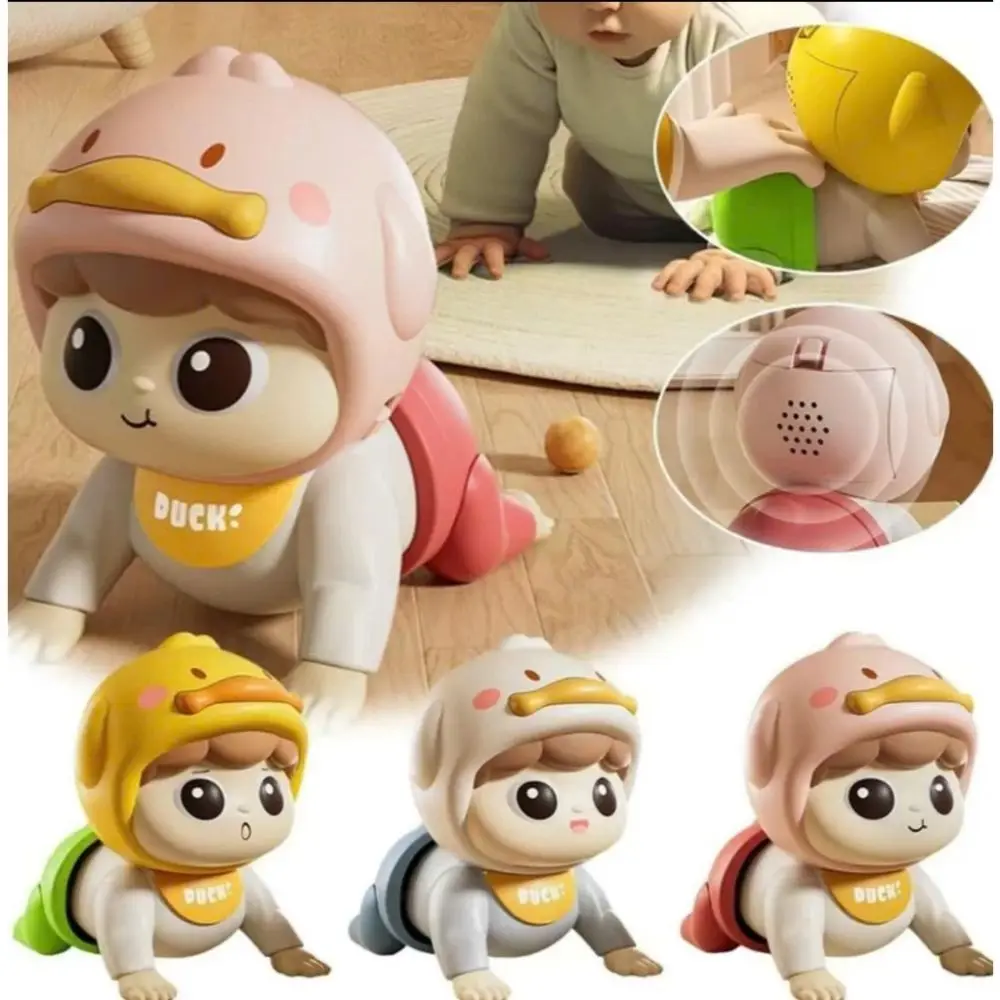 음악 크롤링 인형 장난감 조기 교육 전기 전원 음악  장난감 말하기 모드 전기 크롤링 장난감  훈련