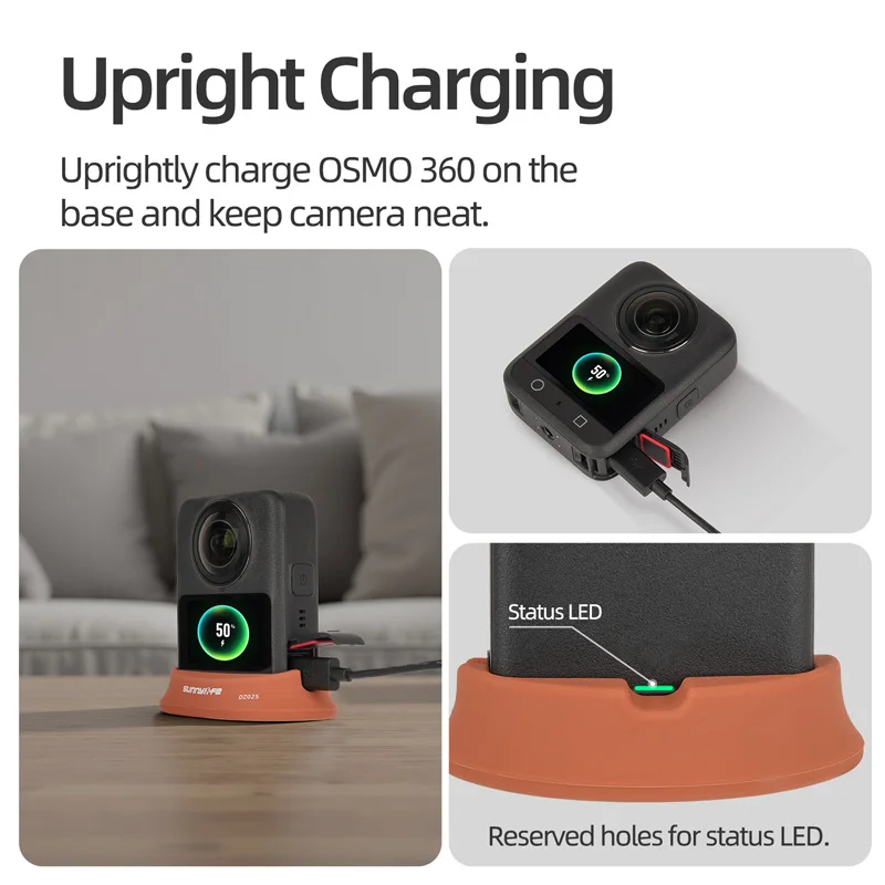 Soft Silicone Base For DJI OSMO 360 Desktop Fixed Stand Anti-slip Protective Car Base Holder Bracket for OSMO 360 Accessories