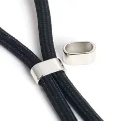 Versatile Metal Buckle & Lanyard Clip Set (50 Pieces) (Silver)