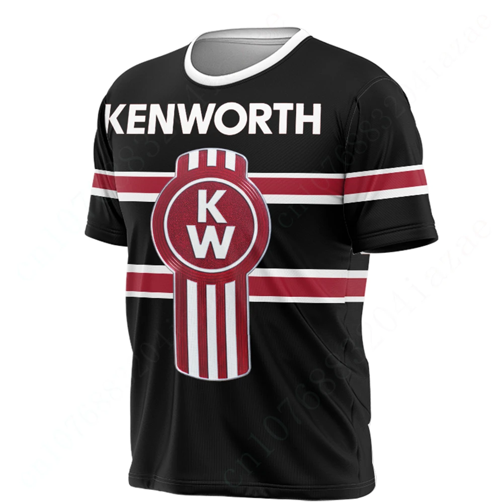 

Футболка Kenworth для мужчин и женщин, Повседневная футболка оверсайз, одежда унисекс, быстросохнущая футболка в стиле Харадзюку с коротким рукавом