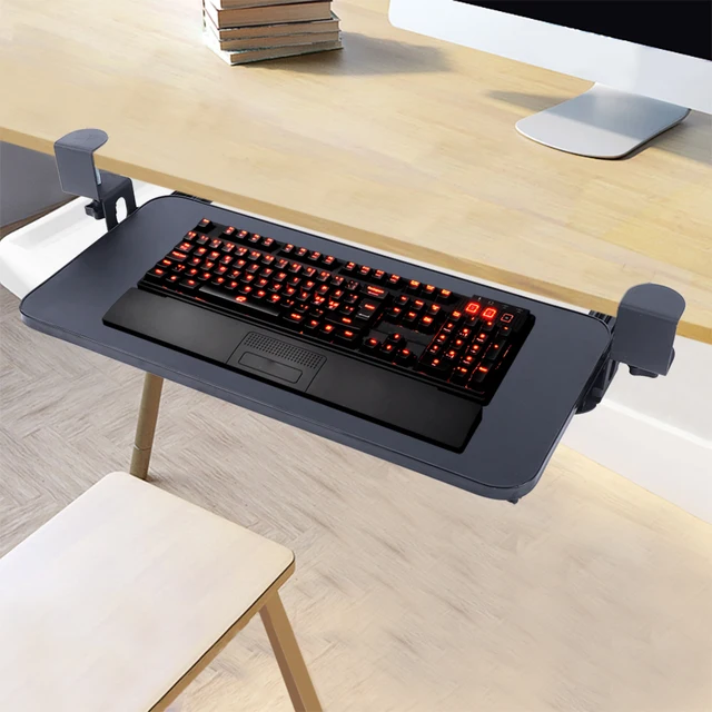 Supporto Braccio Tastiera VEVOR - 63.5x25cm, Regolabile, Per Scrivania, Carico 5kg - Foto 6