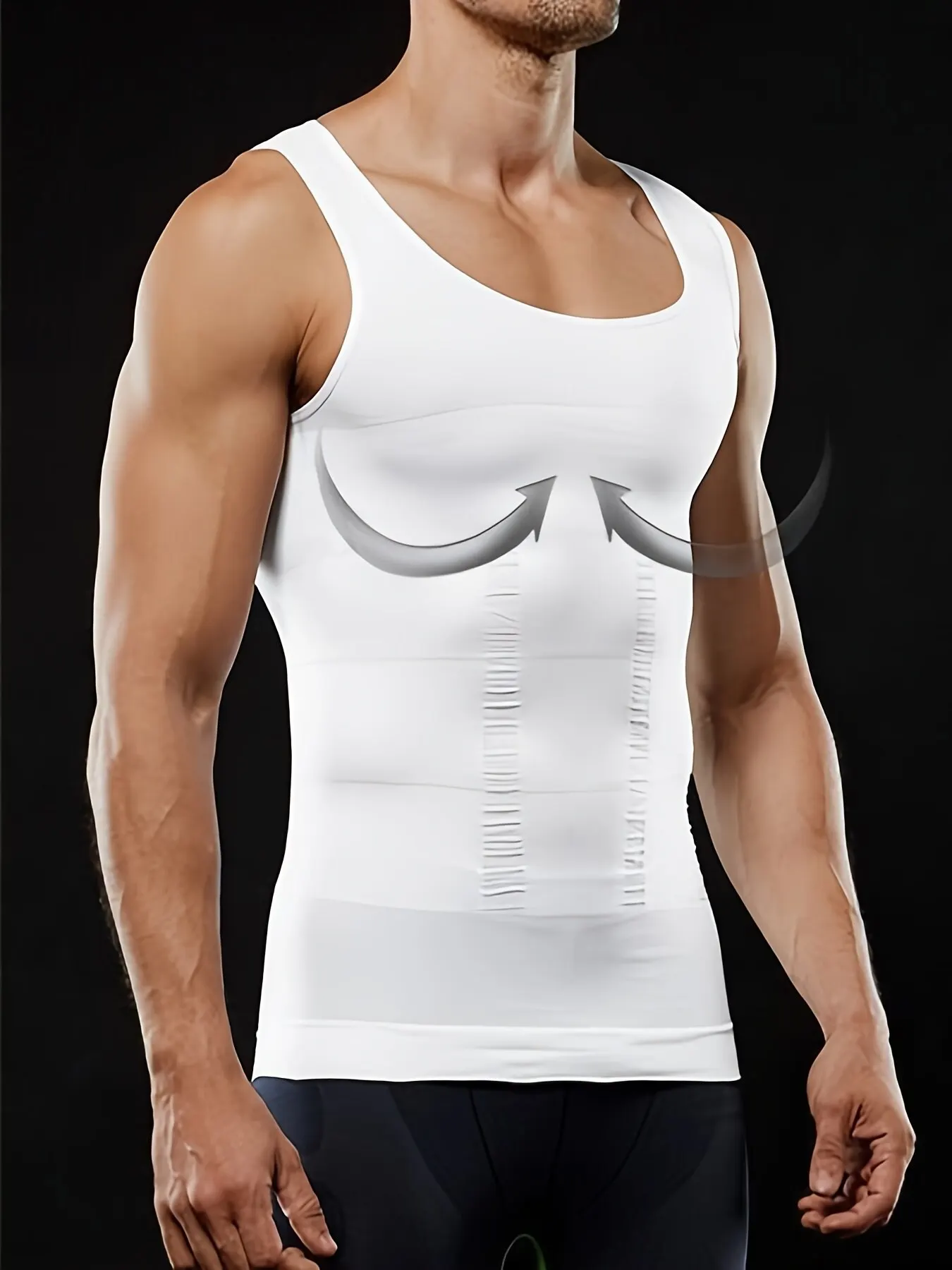 Body Shaper Men's Compression Tank Top Slimming Vest