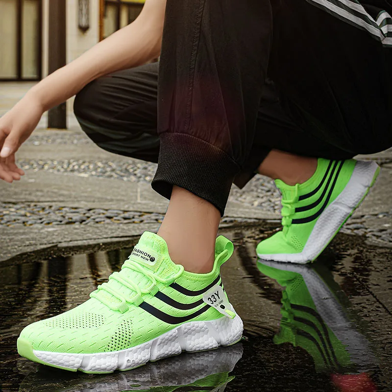 Herren Casual Sportschuhe atmungsaktiv leichte Sneakers Outdoor Mesh schwarze Laufschuhe sportlich Jogging Tenis Wanderschuhe – Detail 14