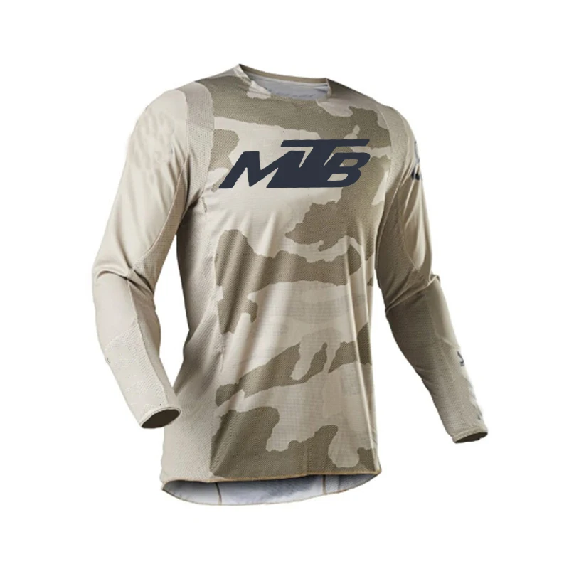 T-shirt Moto Descente Enduro 2025 – Homme – Anti-transpirant – Manches Longues (Neuf Avec Étiquettes)