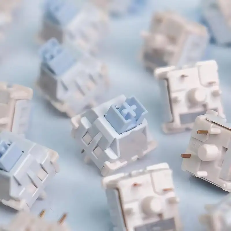 LEOBOG BARbIE Switch POM HiFi 5 Pins 33 gf Linear MX Switches RGB Light Guide Mechanical Keyboard Switch Factory lubrication 5 Sd2aaed15d6694562a2a9d3be237bd406S